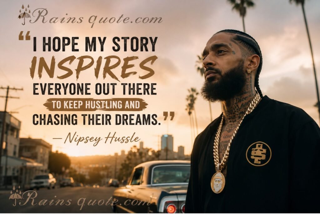 “I hope my story inspires everyone out there to keep hustling and chasing their dreams.”