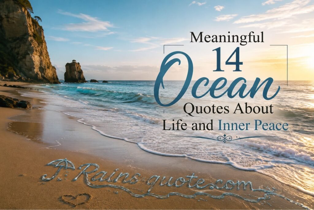 Meaningful 14 Ocean Quotes About Life and Inner Peace
