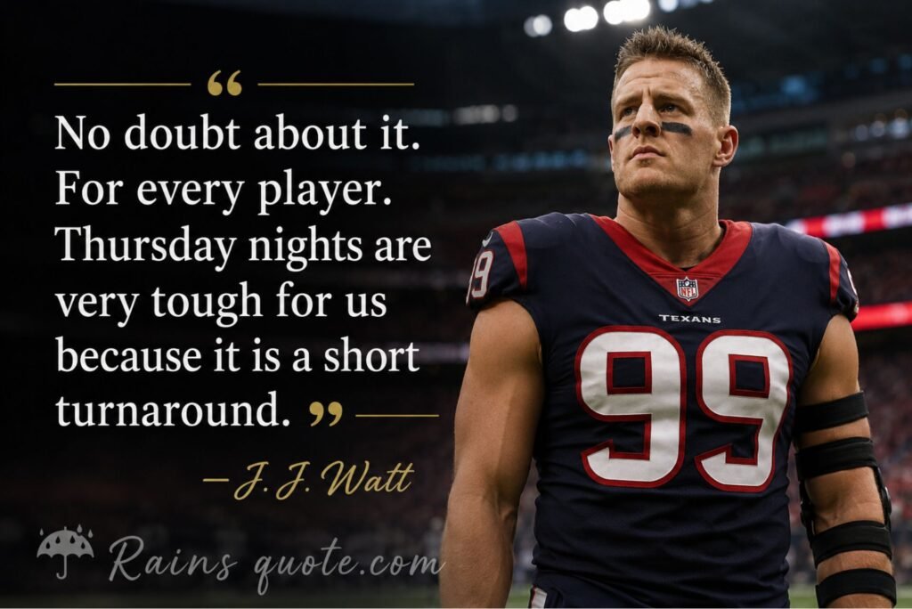 “No doubt about it. For every player. Thursday nights are very tough for us because it is a short turnaround.”
