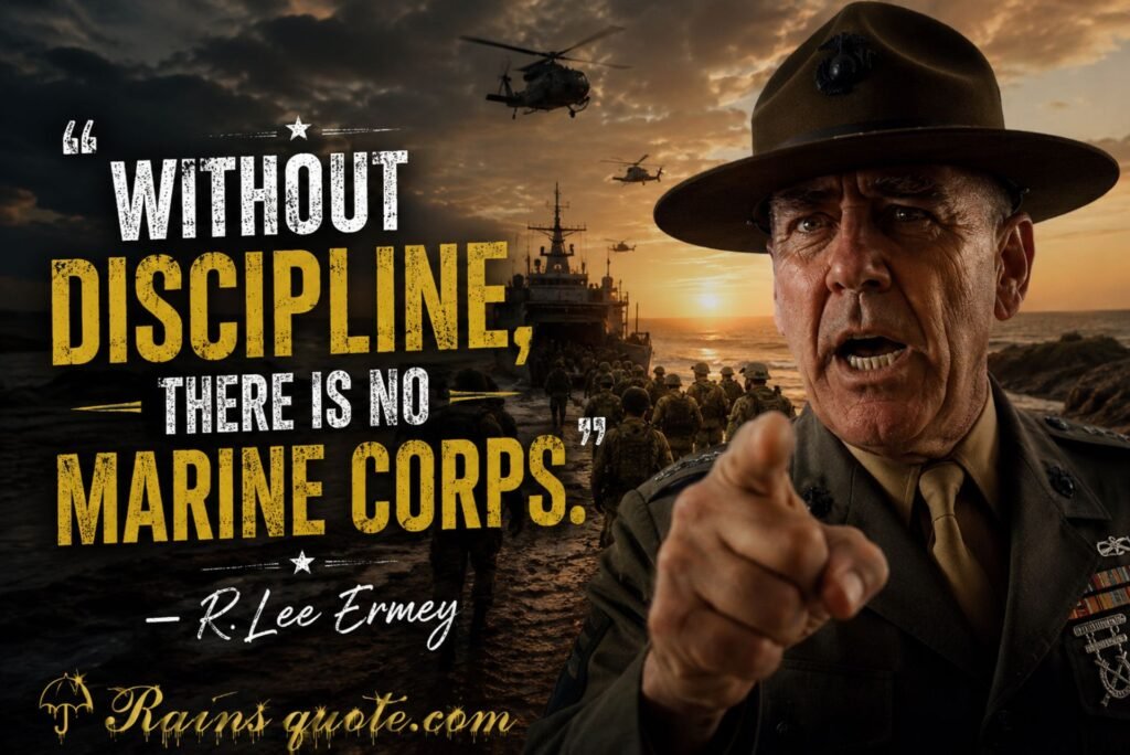 “Without discipline, there is no Marine Corps.”