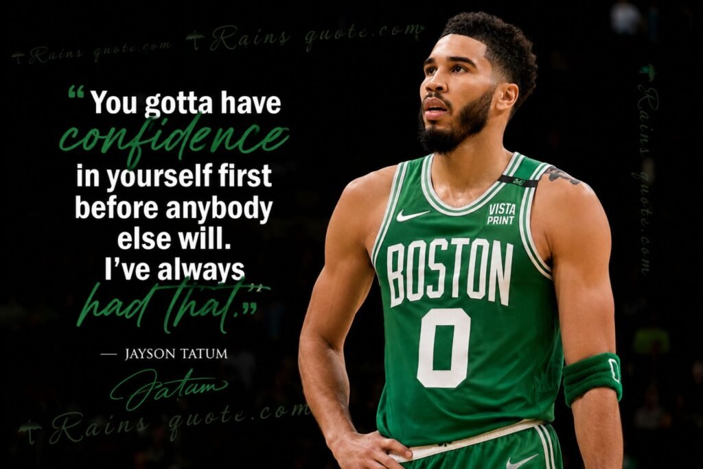 “You gotta have confidence in yourself first before anybody else will. I've always had that.”