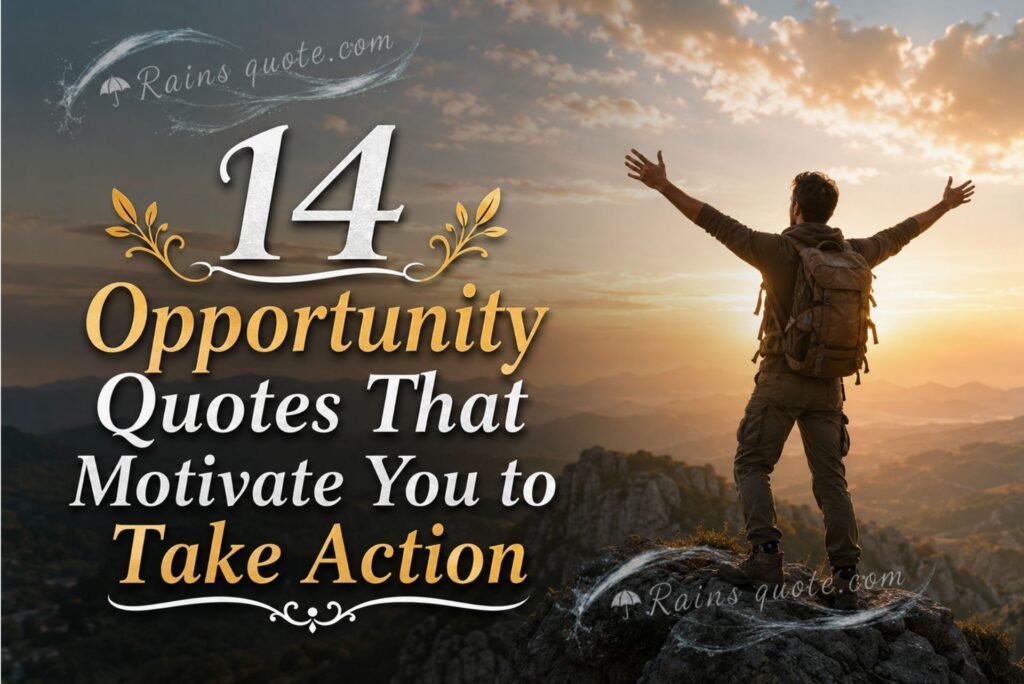 14 Opportunity Quotes That Motivate You to Take Action 