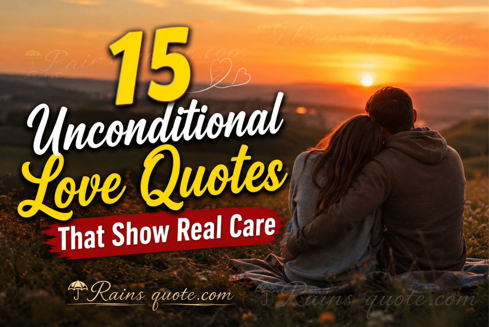 15 Unconditional Love Quotes That Show Real Care 
