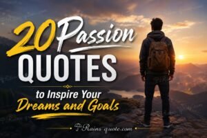 20 Passion Quotes to Inspire Your Dreams and Goals 