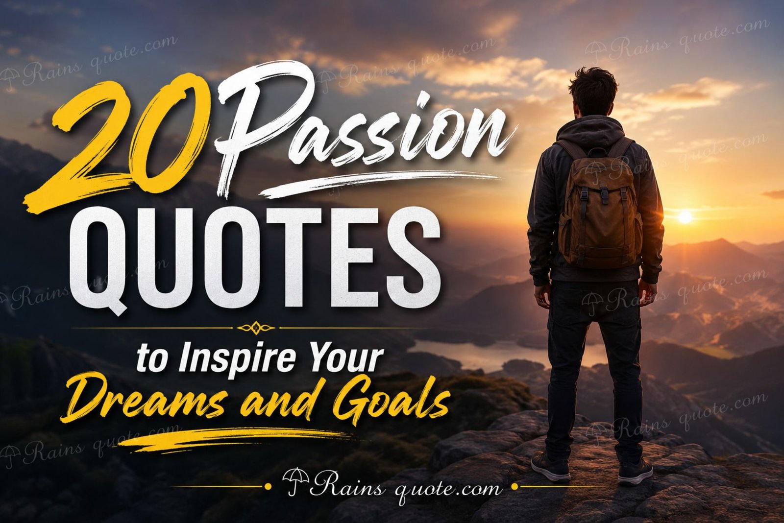 20 Passion Quotes to Inspire Your Dreams and Goals 