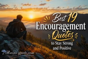 Best 19 Encouragement Quotes to Stay Strong and Positive