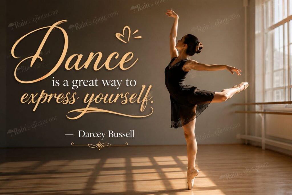 “Dance is a great way to express yourself.”