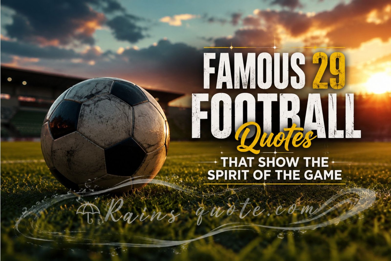 Famous 29 Football Quotes That Show The Spirit Of The Game 
