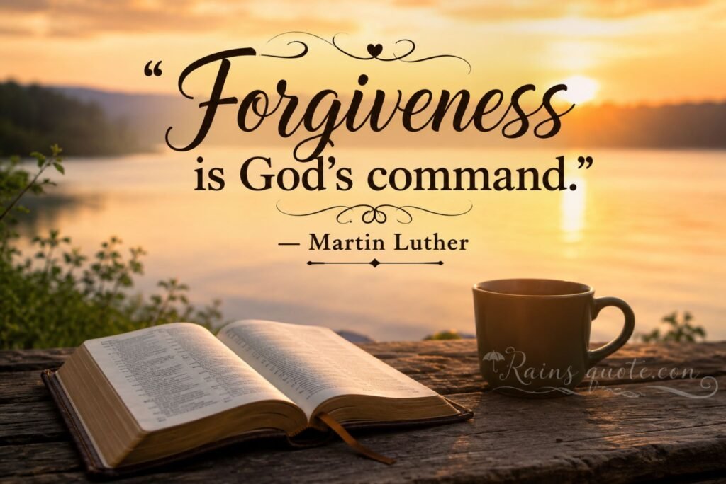 “Forgiveness is God's command.”