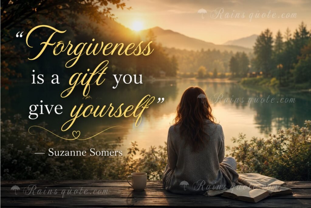 “Forgiveness is a gift you give yourself.”