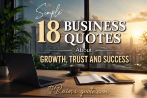 Simple 18 Business Quotes About Growth Trust And Success