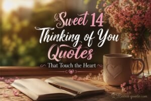 Sweet 14 Thinking of You Quotes That Touch the Heart 