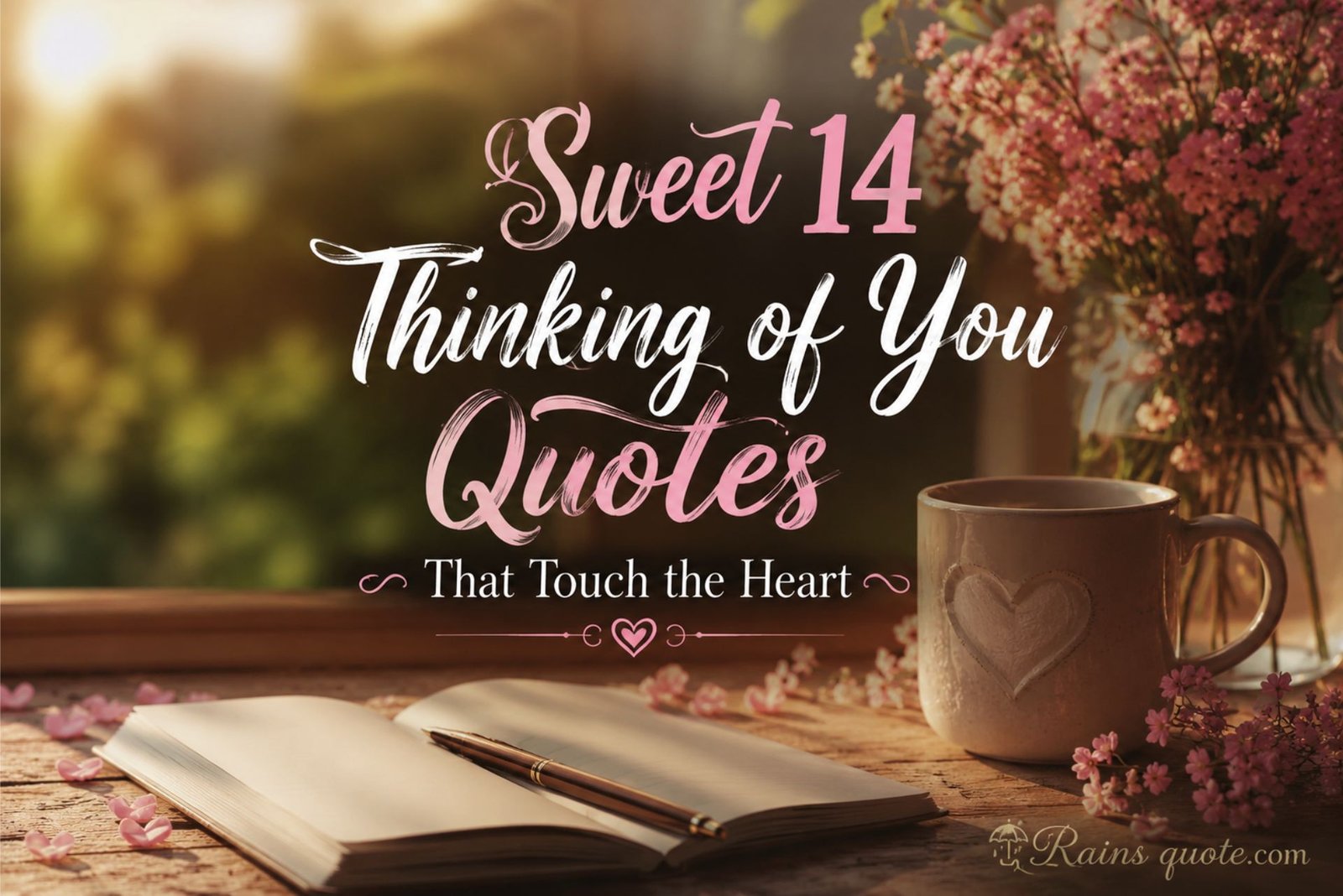 Sweet 14 Thinking of You Quotes That Touch the Heart 