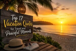 Top 17 Vacation Quotes for Travel and Peaceful Moments