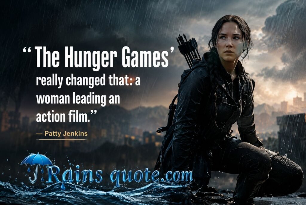“'The Hunger Games' really changed that: a woman leading an action film.”