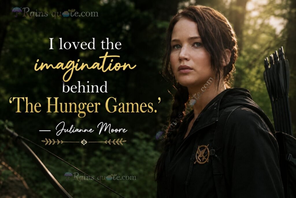 “I loved the imagination behind 'The Hunger Games.'”