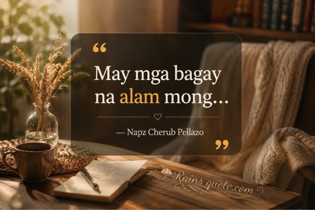 “May mga bagay na alam mong...”