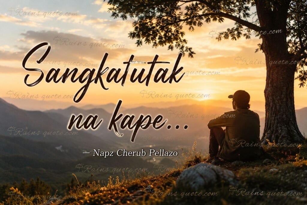 “Sangkatutak na kape...”