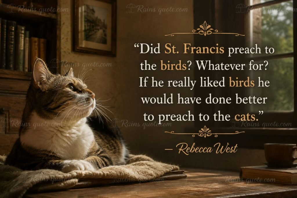 st-francis-should-have-preached-to-the-cats-quote
