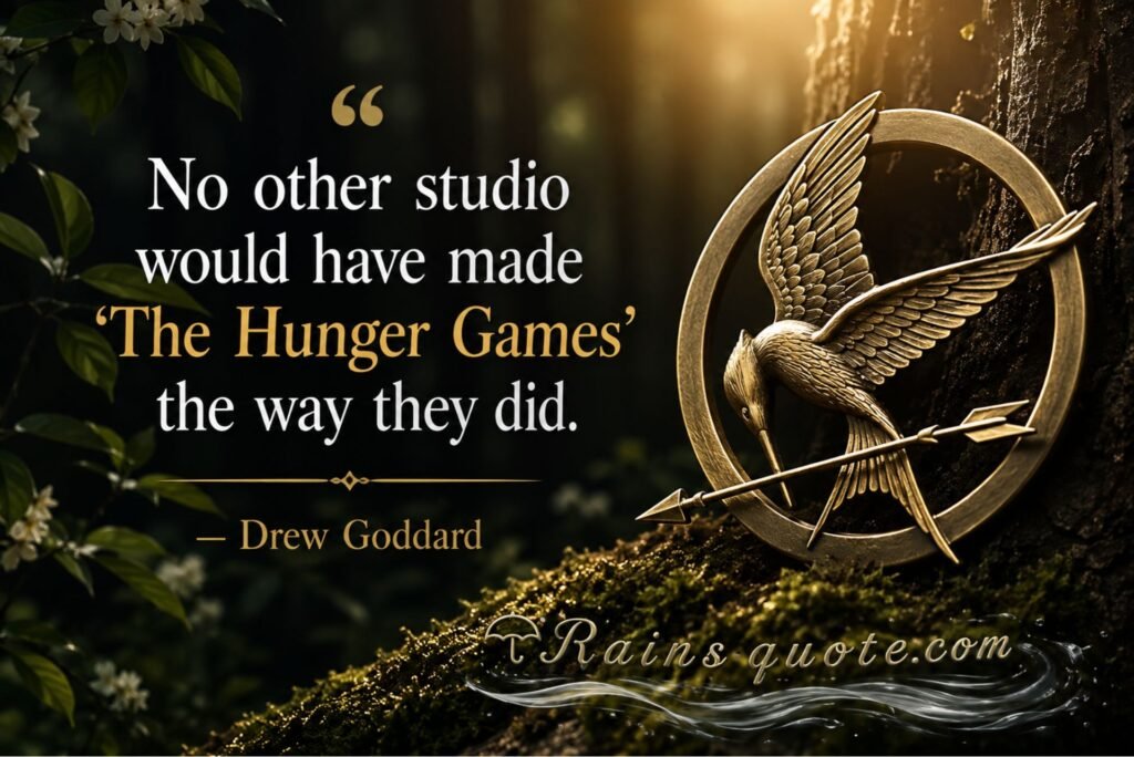 “No other studio would have made 'The Hunger Games' the way they did.”