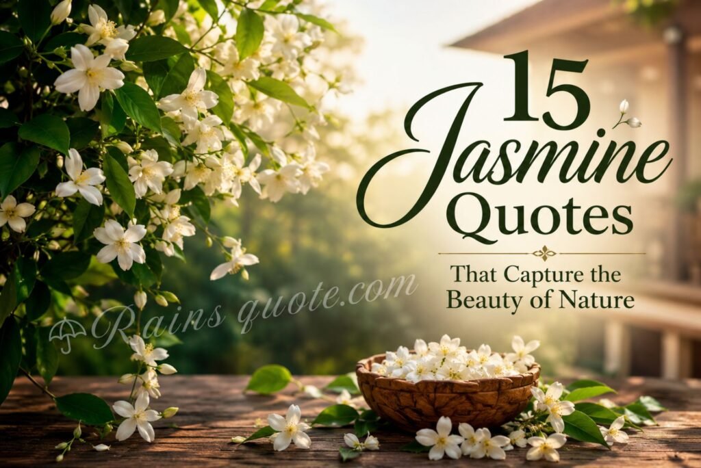 15 Jasmine Quotes That Capture the Beauty of Nature