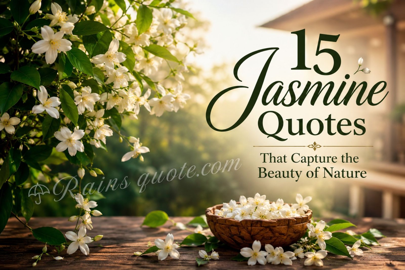 15 Jasmine Quotes That Capture the Beauty of Nature