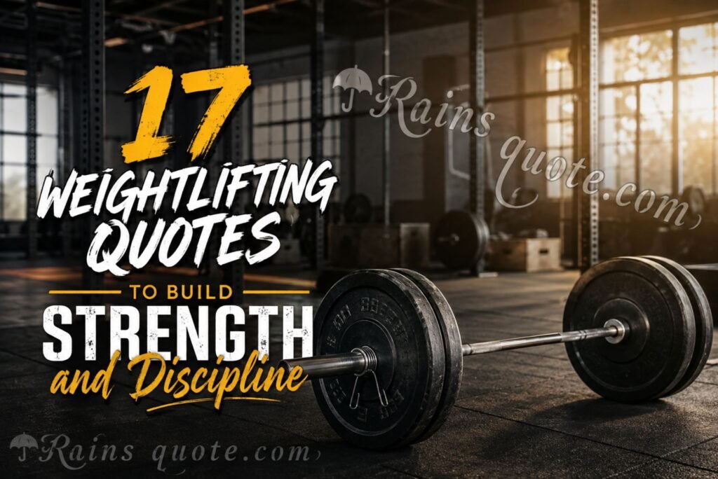 17 Weightlifting Quotes to Build Strength and Discipline 
