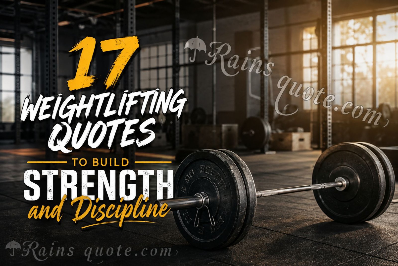 17 Weightlifting Quotes to Build Strength and Discipline 