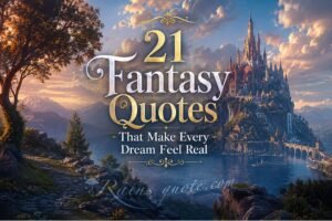 21 Fantasy Quotes That Make Every Dream Feel Real 