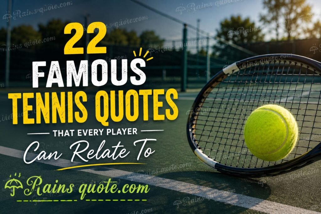 22 Famous Tennis Quotes That Every Player Can Relate To 