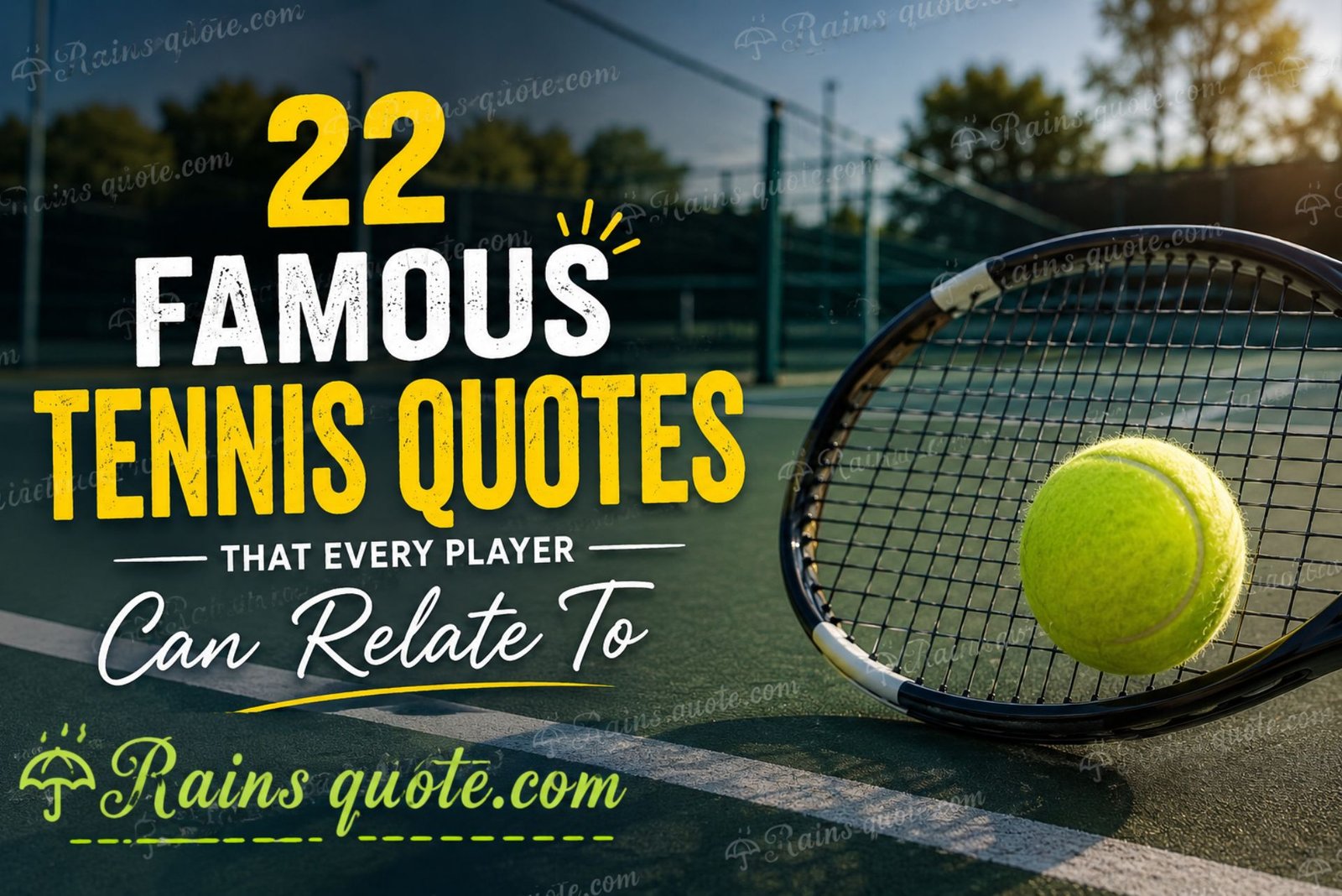 22 Famous Tennis Quotes That Every Player Can Relate To 