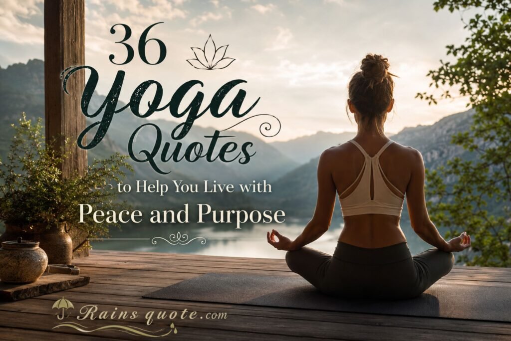 36 Yoga Quotes to Help You Live with Peace and Purpose 