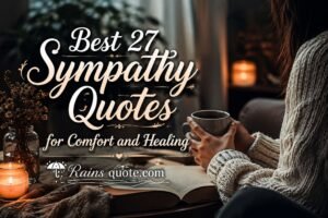 Best 27 Sympathy Quotes for Comfort and Healing 