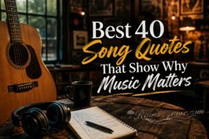 Best 40 Song Quotes That Show Why Music Matters 