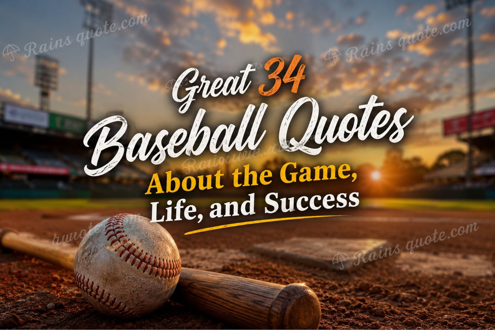 Great 34 Baseball Quotes About the Game, Life, and Success