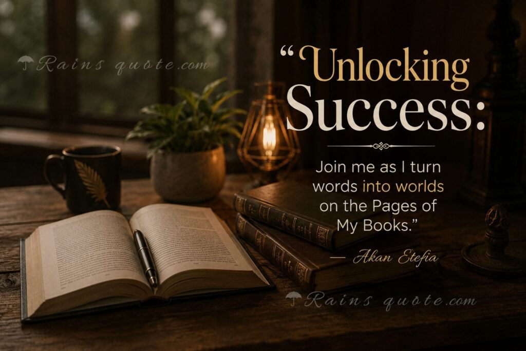 “Unlocking Success: Join me as I turn words into worlds on the Pages of My Books.”