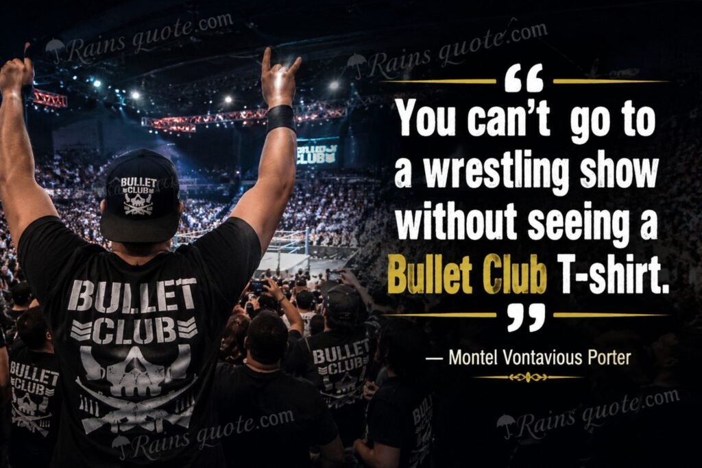 “You can't go to a wrestling show without seeing a Bullet Club T-shirt.”