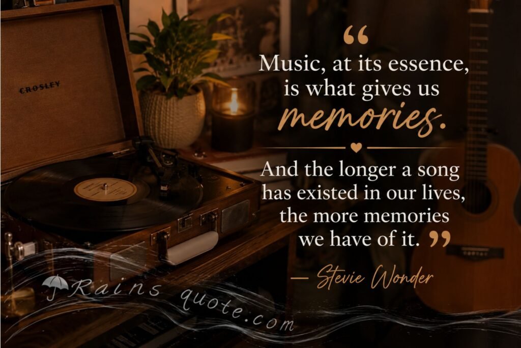 “Music, at its essence, is what gives us memories. And the longer a song has existed in our lives, the more memories we have of it.”