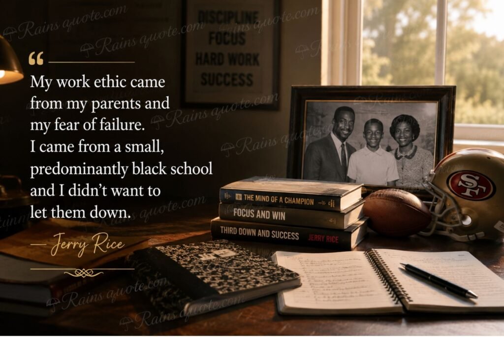 “My work ethic came from my parents and my fear of failure. I came from a small, predominantly black school and I didn't want to let them down.”