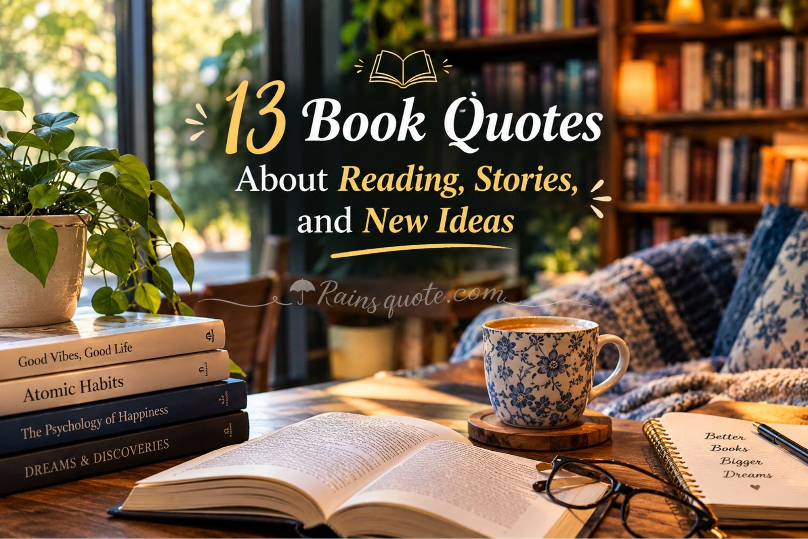13 Book Quotes About Reading, Stories, and New Ideas 