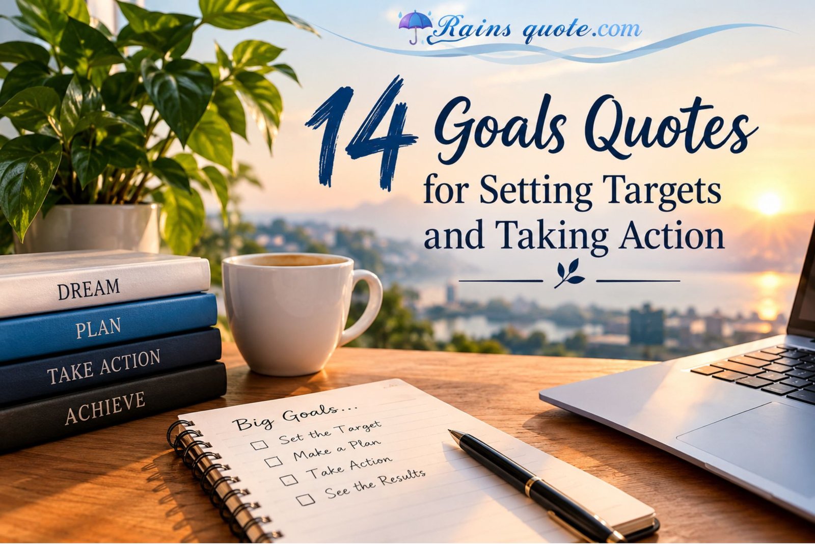 14 Goals Quotes for Setting Targets and Taking Action