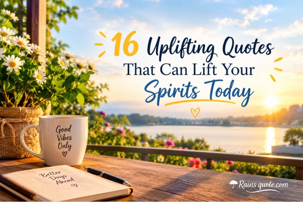 16 Uplifting Quotes That Can Lift Your Spirits Today 