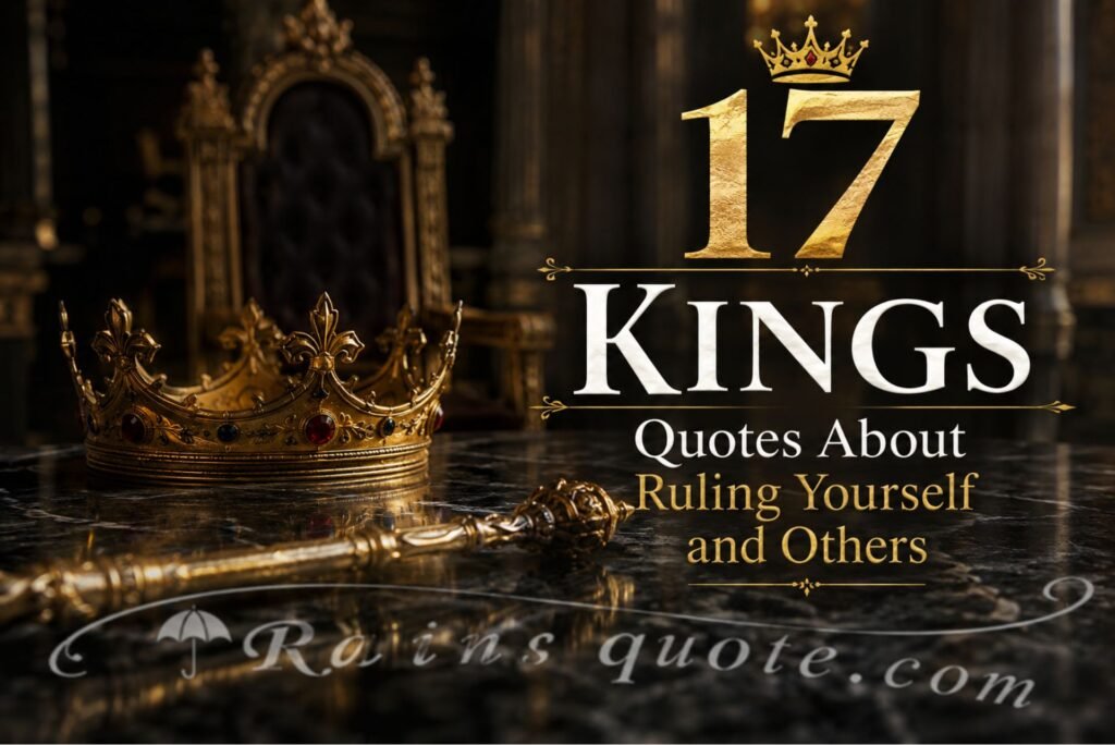 17 Kings Quotes About Ruling Yourself and Others 