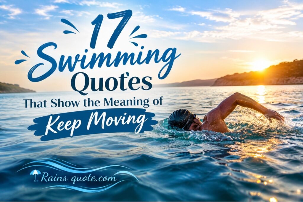 17 Swimming Quotes That Show the Meaning of Keep Moving 