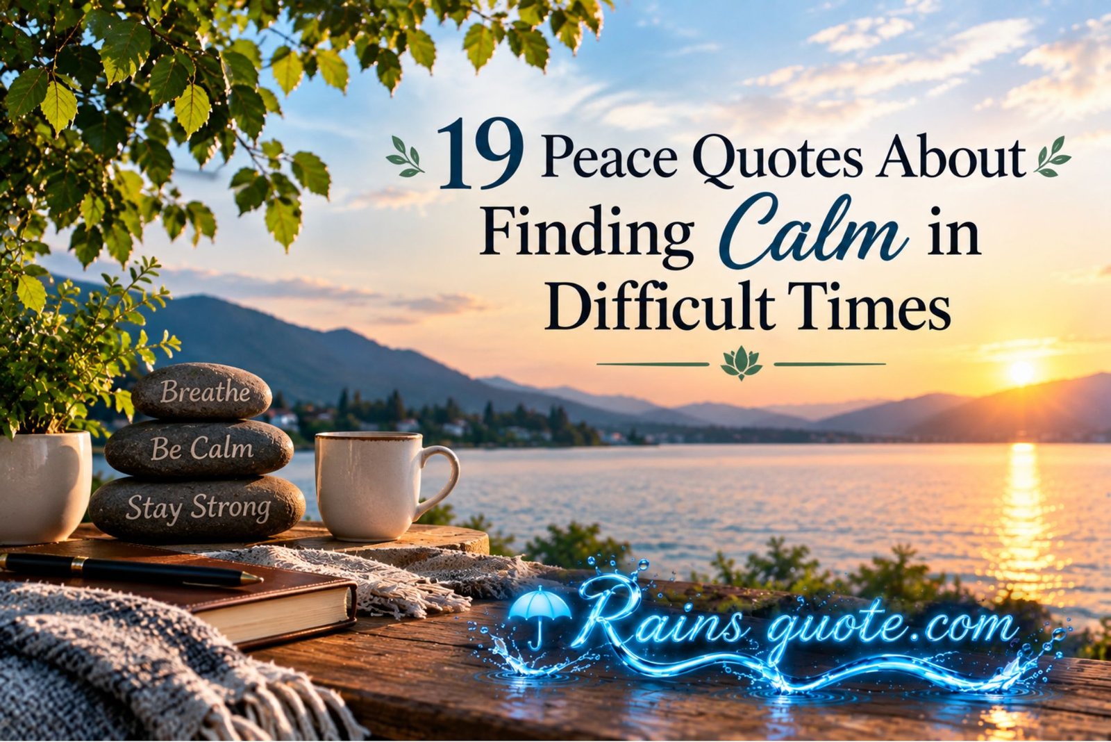 19 Peace Quotes About Finding Calm in Difficult Times 