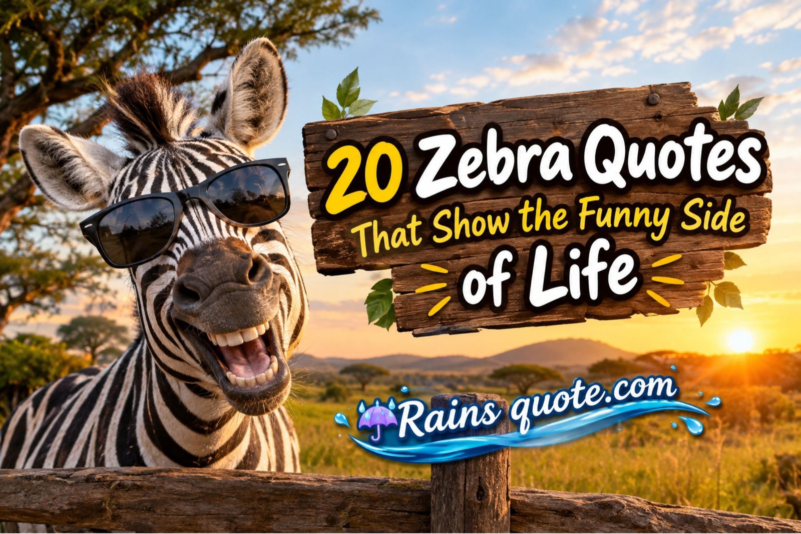 20 Zebra Quotes That Show the Funny Side of Life 