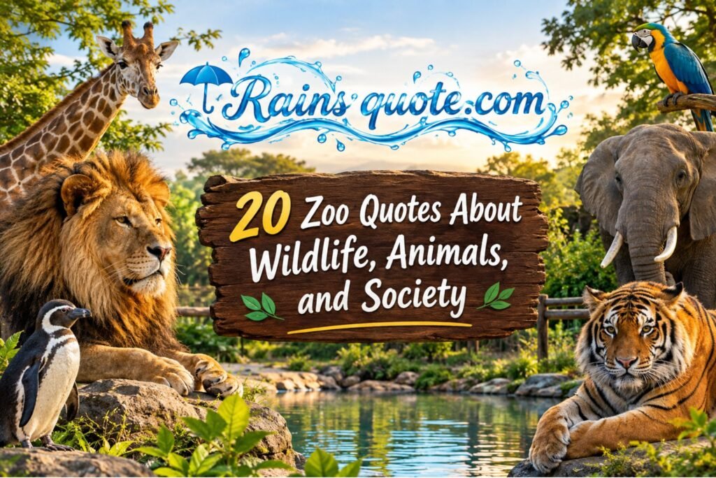 20 Zoo Quotes About Wildlife, Animals, and Society 
