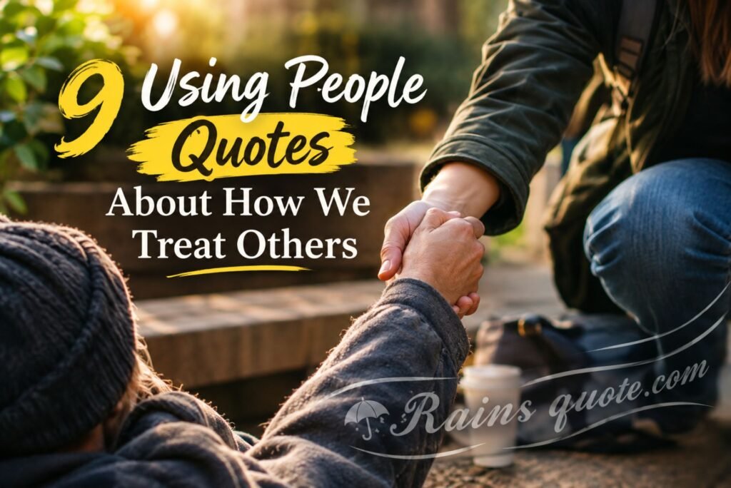 9 Using People Quotes About How We Treat Others