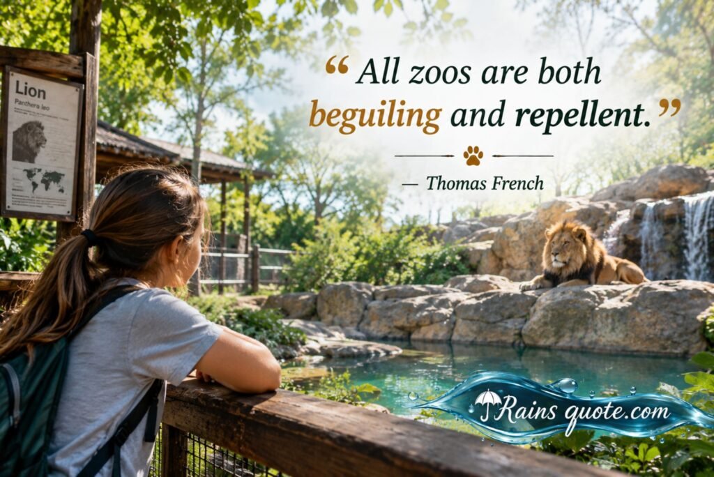 “All zoos are both beguiling and repellent.”