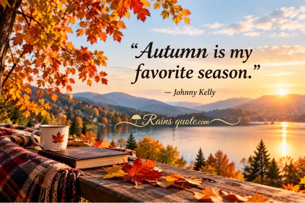 “Autumn is my favorite season.”